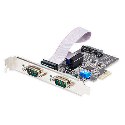 StarTech 4-Port PCIe Serial Card RS-232/422/485 with ESD, TAA, Linux/Windows
