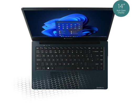 The Toshiba Satellite Pro C40-K is built for professionals who demand performance and reliability on the go. Equipped with a 12th Gen Intel Core i7-150U processor, 32 GB DDR4 memory, and a 1TB PCIe SSD, it delivers robust multitasking, data processing, and storage capacity. This 14-inch FHD notebook also features Intel Iris Xe graphics, Wi-Fi 6E, and a sleek dark blue design for a balanced business-ready experience.