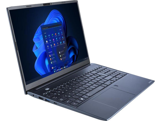 Optimize your productivity with the DYNABOOK Satellite Pro C50-K, a high-performance laptop featuring a 12-core Intel Core i7-150U processor, 32GB of DDR4 memory, and a 1TB PCIe NVMe SSD. Designed for professionals, it delivers crisp visuals on a 15.6-inch Full HD IPS display, runs Windows 11 Pro, and supports modern connectivity options including Wi-Fi 6E and Bluetooth 5.2. Its sleek dark blue chassis is lightweight at just 1.52 kg, offering portability without compromising capability.