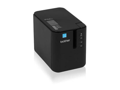 The Brother PT-P900Wc is a powerful wireless desktop laminated label printer designed for high-speed, high-resolution labelling tasks. Featuring a dual automatic cutter, robust connectivity via USB and Wi-Fi, and support for both PC and mobile platforms, it delivers precision and flexibility. With a print resolution up to 360x720 dpi and compatibility with various TZe and HGe tape types, the PT-P900Wc is ideal for industrial, warehousing, and IT asset labeling.