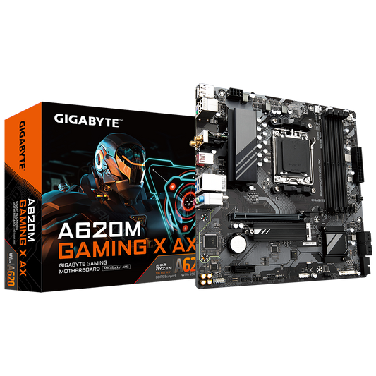 GIGABYTE A620M GAMING X AX Micro ATX AM5 DDR5 Motherboard