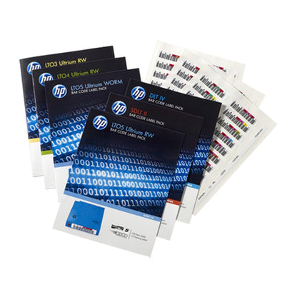 Pack d'étiquettes à code-barres HPE LTO-7 Ultrium RW