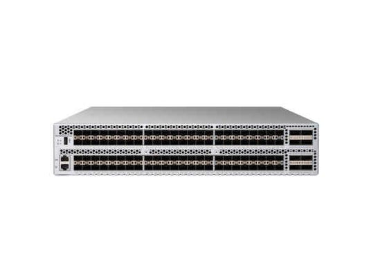 HPE SN6650B is a high-performance 48-port 32Gb Fibre Channel switch with integrated SFP+ support, designed for demanding enterprise storage networks. With a compact 2U form factor and a data transfer rate of 32 Gbps, it supports up to 144 ports with exceptional scalability. Ideal for high-throughput environments requiring secure, low-latency data transport.