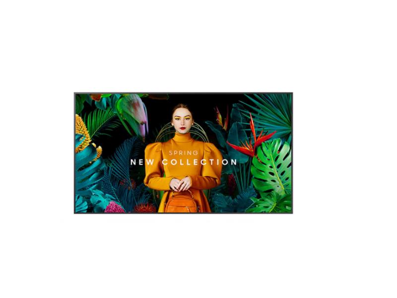 Samsung's QB50C QBC Series is a 50-inch 4K UHD digital signage display built for professional environments. Featuring Crystal UHD resolution, 350 nits brightness, and Samsung’s SMART Signage Platform, it delivers vivid visuals and advanced control for business messaging. With integrated Tizen OS, Wi-Fi, and 16/7 performance rating, it’s optimized for efficient operation and reliable daily use.