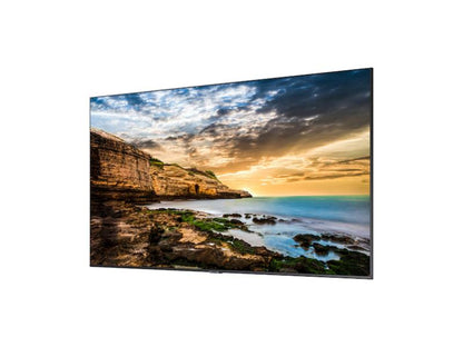 Samsung QET Series QE50T is a 50-inch commercial-grade 4K UHD Direct-Lit LED display, tailored for business environments. Featuring a 3840 x 2160 resolution, 300-nit brightness, and built-in MagicInfo Lite functionality, it ensures vibrant visuals and smart signage control. With built-in stereo speakers, versatile connectivity options, and IP5X durability, it delivers reliability, clarity, and media flexibility for professional settings.