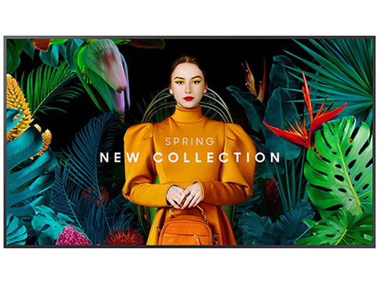 Samsung's QM43C is a 43-inch UHD commercial display featuring a 3840 x 2160 resolution, 500 nit brightness, and vertical alignment (VA) technology for superior contrast. Engineered for digital signage, it includes built-in MagicInfo S10 and SSSP 10.0 for robust content management. With wide connectivity options and a 3-year warranty, it's designed for professional environments requiring reliable, high-impact visuals.