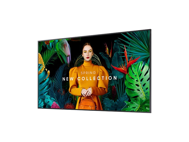 55Inch COMMERCIAL 4K UHD DISPLAY, 500 NIT - MANUFACTURED IN MEXICO. This professional-grade Samsung QM55C display offers uncompromising image clarity and brightness for commercial applications. Designed for high-impact content in business environments, its 4K UHD resolution, 500 nit brightness, and wide connectivity options make it ideal for signage and presentation use.