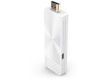 The BENQ QCast QP30 4K Dongle enables seamless Full HD wireless content sharing to compatible projectors with an HDMI port, without requiring additional software or apps. Designed in a sleek white finish, it's compact and ideal for enhancing projection setups with minimal hassle.