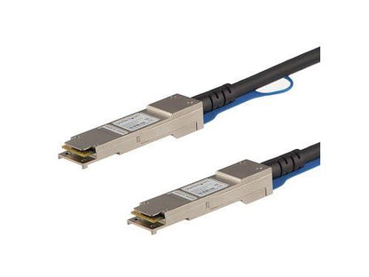 100% compatible with Cisco QSFP-H40G-CU1M, the StarTech 1m 40G direct attach cable delivers passive, high-speed 40 Gbps connectivity across QSFP+ interfaces in Cisco C9300, C9200, and C9400 switches. Featuring a durable PVC jacket and hot-swappable design, this low-power 10GbE DAC is TAA compliant and backed by a lifetime warranty for long-lasting deployment confidence.