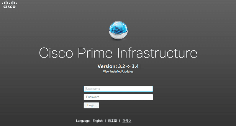 Cisco Prime Infrastructure 3.4 Network Software