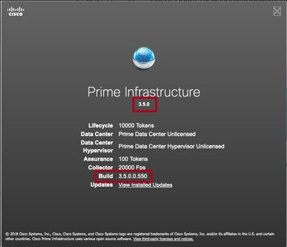 Logiciel de gestion de réseau Cisco Prime Infrastructure 3.5