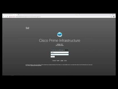 Logiciel de gestion de réseau CISCO Prime Infrastructure 3.8