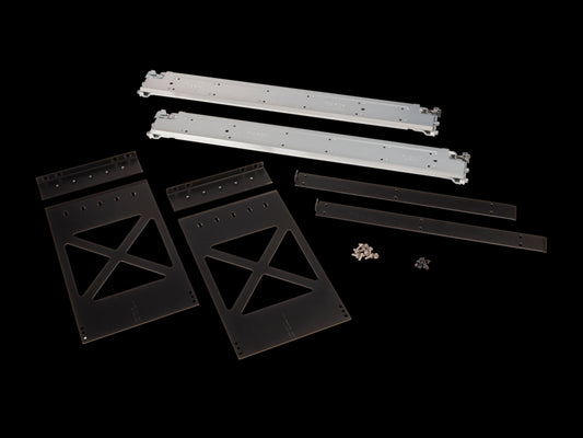 The Aruba 6400 4-Post Rack Mount Kit by HP provides a secure mounting solution tailored for Aruba 6400 networking equipment. Designed for compatibility and structural stability, it ensures consistent performance in demanding IT environments. TAA compliant and manufactured in Singapore, it meets federal procurement standards.