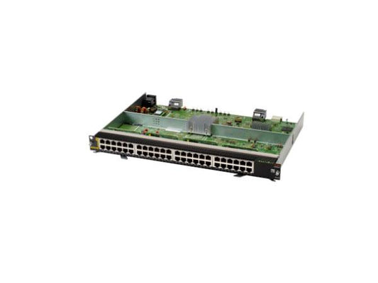 The HPE Aruba Networking CX 6400 R0X38C is a powerful 48-port 1GbE Class 4 PoE v2 module designed for scalable enterprise networking. With high availability enabled by VSX architecture, redundancy in power and cooling, and seamless integration into plug-in form factors, it is built for modern data-driven environments requiring constant uptime and performance.