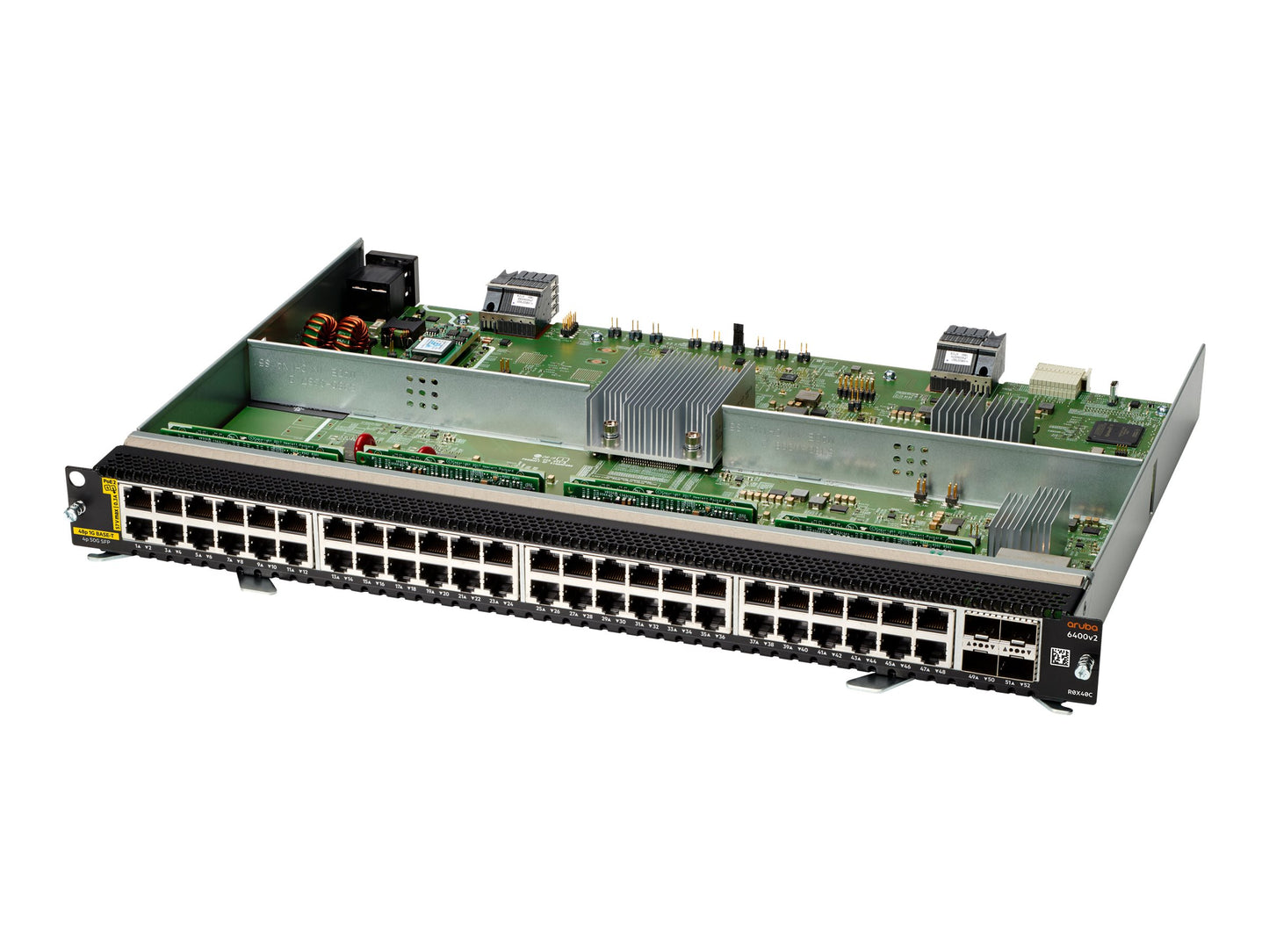 HPE Aruba CX 6400 48-Port 1GbE Class 4 PoE v2 Module R0X38C