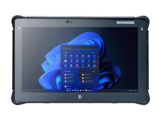 The Durabook R11 is a fully rugged 11.6-inch tablet engineered for professional-grade mobility in demanding environments. Equipped with an Intel Core i5-1235U vPro processor, 8GB DDR5 RAM, and 256GB PCIe SSD, it delivers powerful performance and secure operation. Featuring IP66 durability, sunlight-readable touchscreen, integrated LTE+GPS, and RF pass-through, it's ideal for fieldwork, logistics, and defense applications.