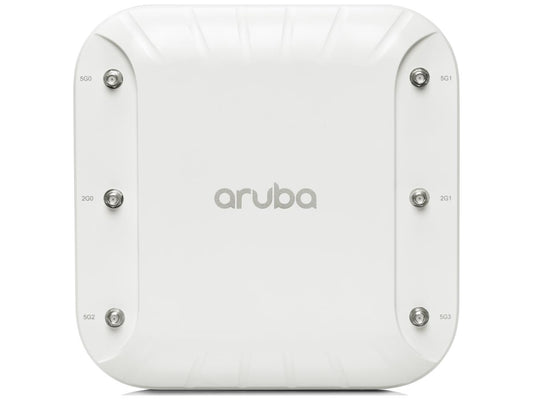 The Aruba AP-518 is a TAA-compliant indoor hardened access point designed for demanding enterprise environments. Featuring dual-radio 4x4 and 2x2 MIMO support on both 2.4 GHz and 5 GHz bands, it enables high-throughput wireless connectivity. With SmartRate and PoE support, the AP-518 combines robust performance with network flexibility for high-density deployments.