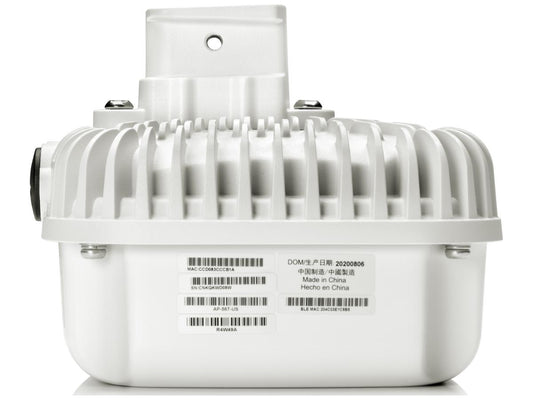 Aruba's AP-565 (JP) outdoor wireless access point delivers high-speed, secure connectivity in rugged environments. It supports Wi-Fi 6, ZigBee, and Bluetooth 5.0 for a comprehensive IoT and wireless experience across dual radios. With PoE+ power support, a hardened IP67/66-rated casing, and advanced features like MU-MIMO and deep packet inspection, this device ensures superior performance and deployment flexibility.