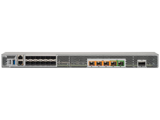 The HPE SN6640C is a 32Gbps multiservice switch optimized for Fibre Channel and FCIP deployments. With 6 ports and TAA compliance, it offers high-speed, trusted networking suitable for enterprise storage applications. Designed with a space-efficient 1U form factor, it's ideal for dense data center environments.