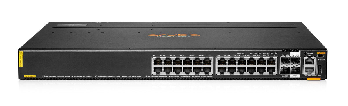 HP Aruba 6200M 24G 4SFP+ Remanufactured Switch