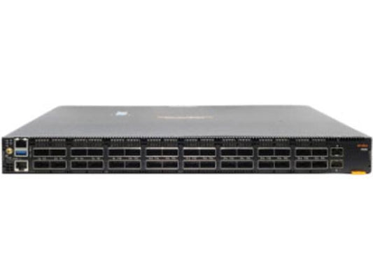 The HP Aruba 9300-32D is a high-performance network switch featuring 32 400G ports and advanced memory and power features. Designed for enterprise-scale deployments, it includes 32GB RAM, dual 16GB SODIMMs, and versatile management ports including RJ-45 and Micro USB. Built for power efficiency and scalability, this TAA-compliant switch is an ideal backbone for large data environments.