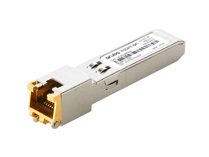 HPE Instant On 1G SFP RJ45 100m Cat5e Transceiver