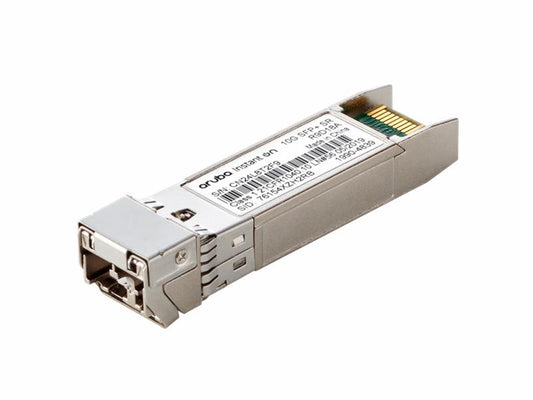 The HPE Networking Instant On 10G SFP+ LC SR Transceiver delivers high-speed networking with support for multi-mode fiber (MMF) and up to 300 meters transmission range on OM3 cabling. Featuring an SFP+ form factor and Gigabit Ethernet compatibility, this compact and reliable module is optimized for efficient wired connectivity in business networks.