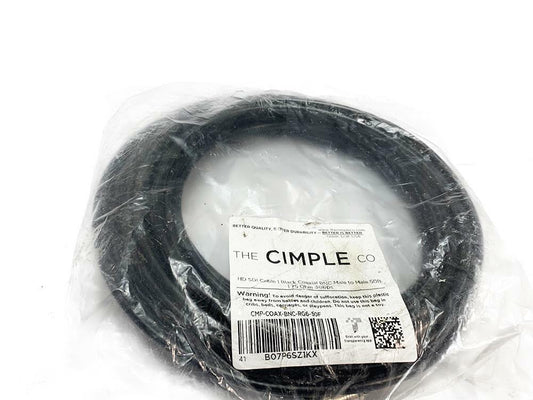 Câble coaxial BNC mâle-mâle Bosch 10 pi 50 ohms, noir