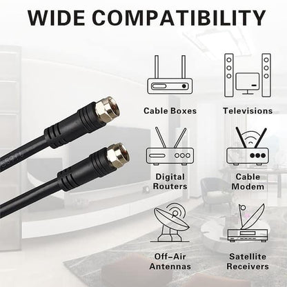 Câble coaxial BNC Bosch 2 pi, paire, mâle-mâle, noir