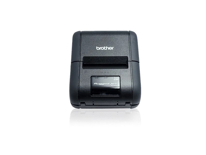 The Brother RJ-2050 RuggedJet is a compact 2-inch direct thermal printer designed for mobile professionals who require high-speed, reliable receipt and label printing on the go. With flexible connectivity options, including Wi-Fi, Bluetooth/MFi, and USB, it integrates seamlessly into modern mobile workflows. Its lightweight rugged design, reflective media sensors, and 203 dpi resolution deliver durable performance and efficient print quality, backed by a 2-year premier limited warranty.