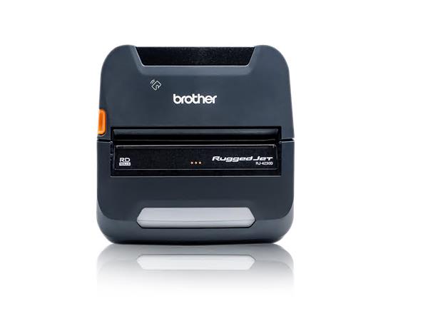 The Brother RuggedJet RJ4230BL is a robust 4-inch mobile direct thermal printer designed for on-the-go professionals. Featuring wireless connectivity via Bluetooth, MFi compatibility, USB, and NFC pairing, it supports printing receipts, labels, and tags with consistent 203 dpi resolution. The unit includes a two-year Premier Warranty, Li-ion battery, documentation, and roll holder—offering mobility and durability in demanding field environments.