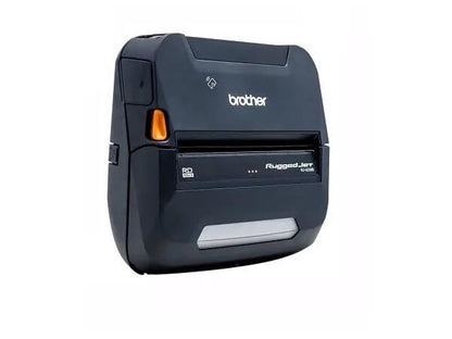 The Brother RuggedJet RJ4230B is a 4-inch mobile direct thermal printer designed for dependable on-the-go labeling and receipt printing. Featuring USB, Bluetooth (MFi certified), and NFC pairing, it delivers excellent wireless versatility. Designed to work with various media types and offering ZPL/CPCL compatibility, this printer is ideal for mobile professionals who demand speed and resilience.