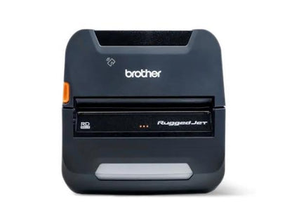The Brother RuggedJet RJ4230B is a 4-inch mobile direct thermal printer designed for dependable on-the-go labeling and receipt printing. Featuring USB, Bluetooth (MFi certified), and NFC pairing, it delivers excellent wireless versatility. Designed to work with various media types and offering ZPL/CPCL compatibility, this printer is ideal for mobile professionals who demand speed and resilience.