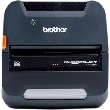 Imprimante thermique mobile Brother RuggedJet RJ4250WBL 4 pouces avec USB, Wi-Fi et Bluetooth