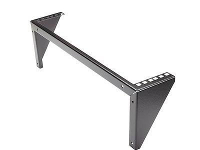 2U Vertical Wall Mount Patch Panel Bracket - Steel Rack Mount Bracket w/Hardware for 19IN Network, Server and Data Equipment  - TAA