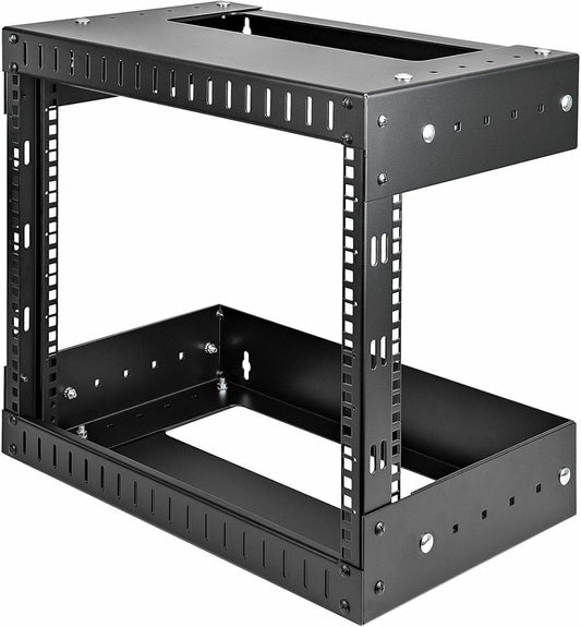 Rack réseau mural STARTECH 8U, profondeur réglable de 30 à 50 cm, acier noir