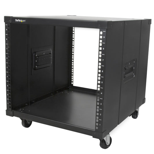 Rack serveur portable StarTech 9U avec poignées et roulettes