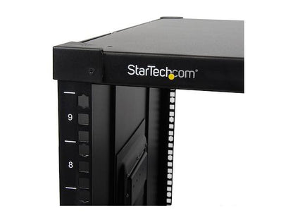 Store your servers, network and telecommunications equipment in a portable, rolling cabinet - Compatible with standard rack mountable equipment - Portable rack - Portable server rack - 9U Rack - Mobile Server Rack - 9U server rack - Rack with wheels