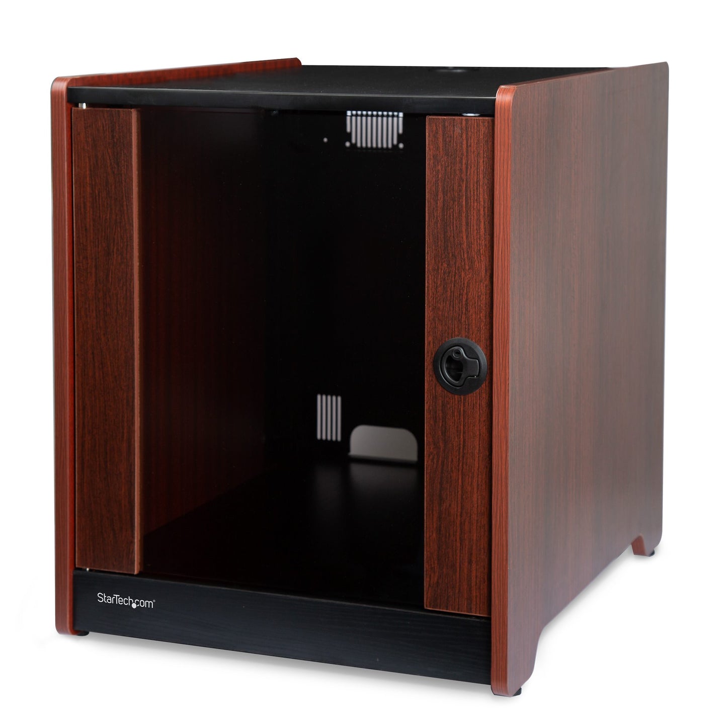 Armoire serveur de bureau 12U STARTECH RKWOODCAB12 avec finition bois