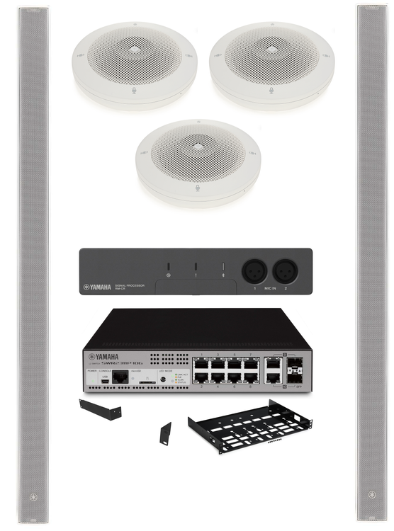 YAMAHA RM Wired Tabletop Microphone - White