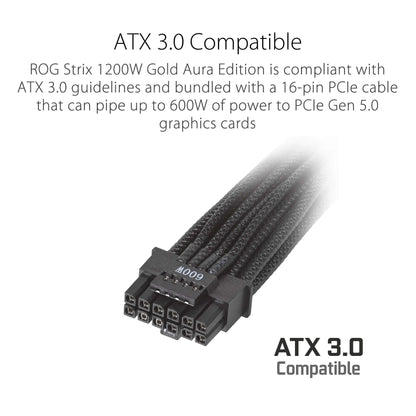 ASUS ROG Strix 1200W Gold Aura Edition Power Supply