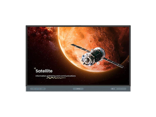 The BENQ RP6504 is a 65-inch interactive flat panel designed for professional environments requiring 4K Ultra HD clarity and robust connectivity. Featuring an IPS LCD screen with 3840 x 2160 resolution, 450 nits brightness, and NTSC 72% color gamut, it delivers stunning visuals with anti-glare protection. Built-in LAN, Wi-Fi, and multiple port options ensure versatile integration across enterprise and education settings.