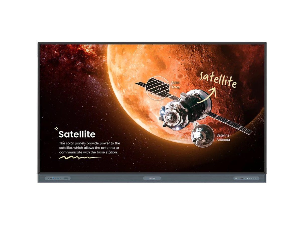 The BENQ RP8604 is an 86-inch 4K interactive flat panel designed to deliver exceptional visual performance and collaboration features. With a resolution of 3840 x 2160, anti-glare screen, and a robust 3-year warranty, it’s ideal for classrooms and meeting spaces. Its 450-nit brightness and 72% NTSC color coverage ensure vivid display clarity in various environments.