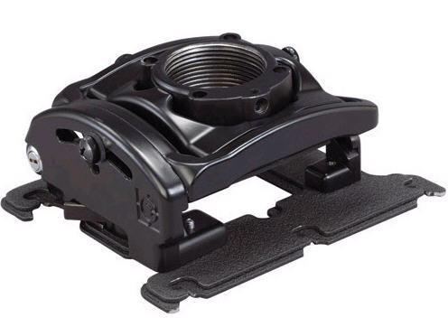 The CHIEF RPA Elite Projector Mount with Keyed Locking (RPMA283) offers secure, refined installation for business or education environments. Featuring Centris Technology, it allows smooth fingertip positioning and self-adjusts to different projector weights. Its black finish, TAA compliance, and U.S. origin make it ideal for secure, professional AV setups.