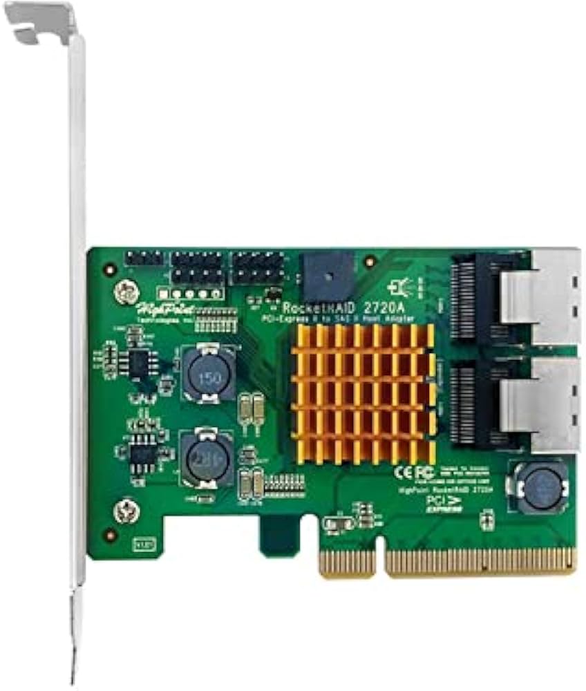 HighPoint RR2720A PCIe 2.0 x8 8-Ch 6G SAS/SATA RAID Controller