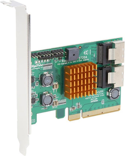 HighPoint RR2720A PCIe 2.0 x8 8-Ch 6G SAS/SATA RAID Controller