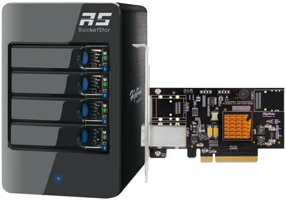 Boîtier RAID SAS/SATA HighPoint RocketStor 6414TS à 4 baies