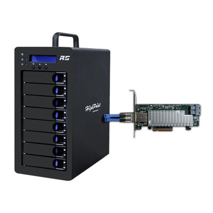 HighPoint RS6418TS 8-Bay 12G SAS/SATA RAID Storage Enclosure