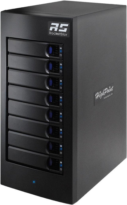 HighPoint RS6628A 8-Bay TB3 Hardware RAID Enclosure