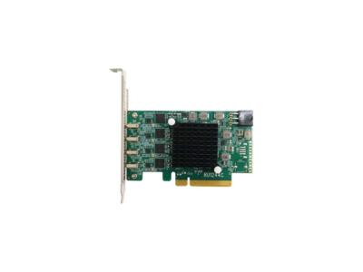 Contrôleur hôte HighPoint RU1244C PCIe 3.0 x8 4 ports USB-C 3.2 10 Gbit/s